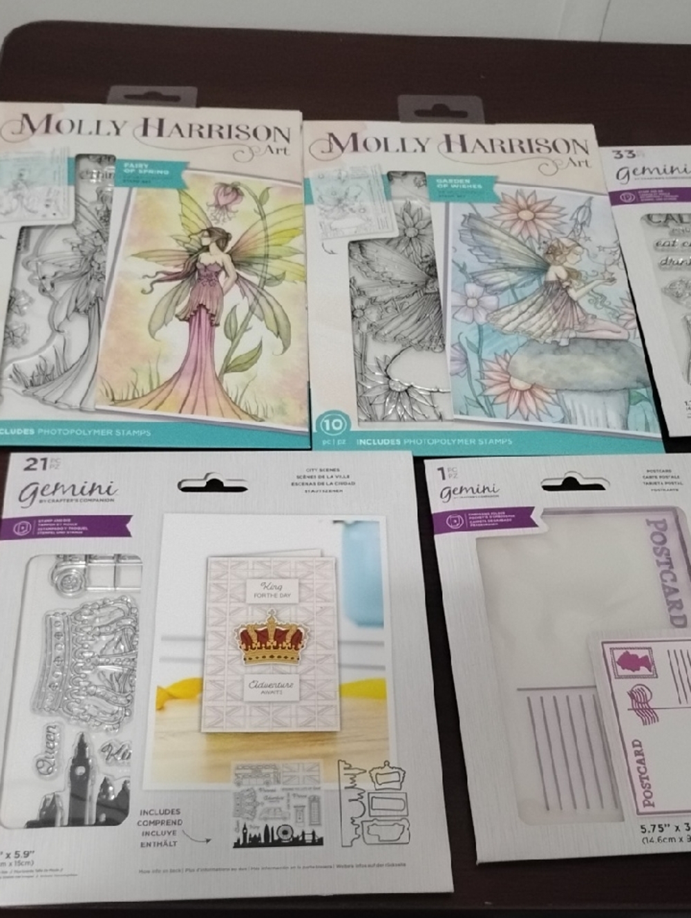 Molly Harrison & Gemini  Fairy Art Stamps - Pastel Fairy Illustrations